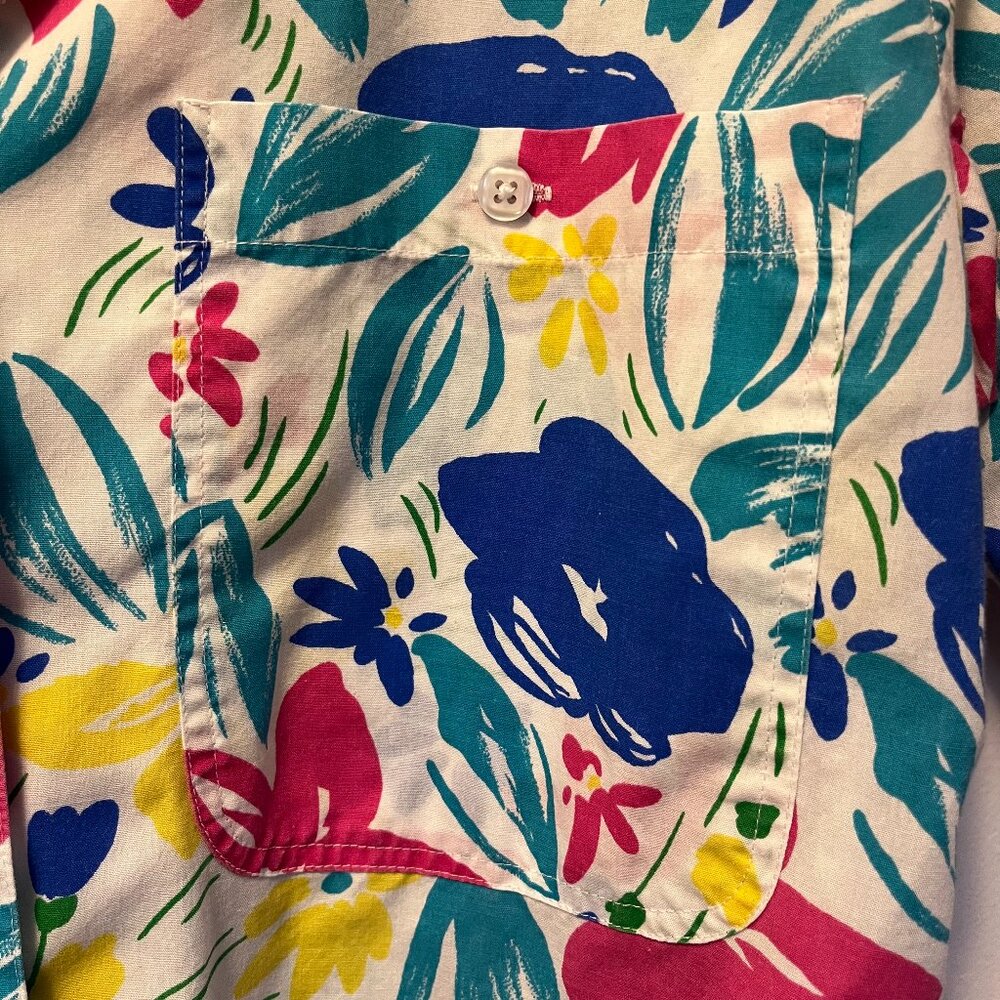 Sport Carriage Court Short Sleeve Hawaiian Shirt Small